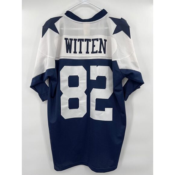 Reebok NFL Dallas Cowboys Throwback Jersey Jason WITTON #82 size Large - Picture 2 of 10